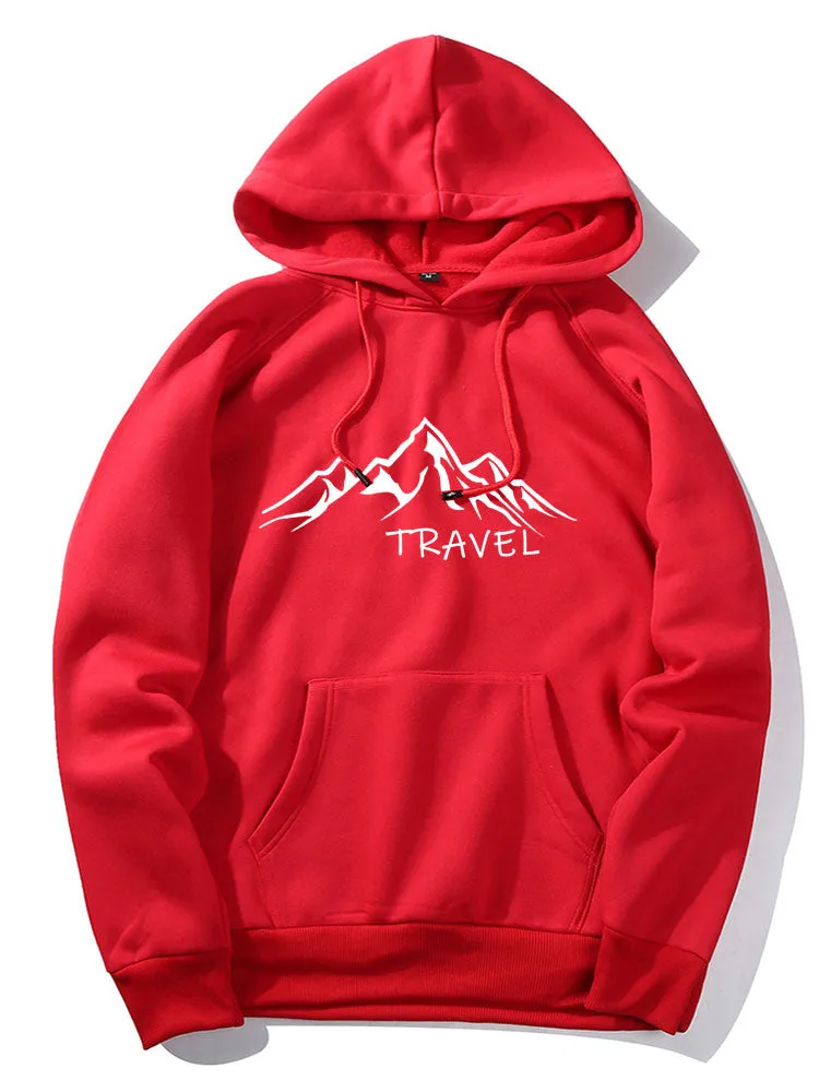 Travel&Mountain Graphic Hoodies