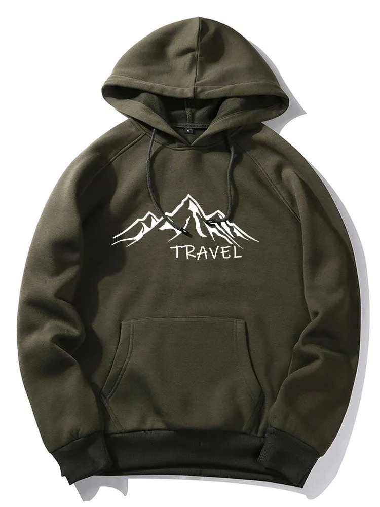 Travel&Mountain Graphic Hoodies