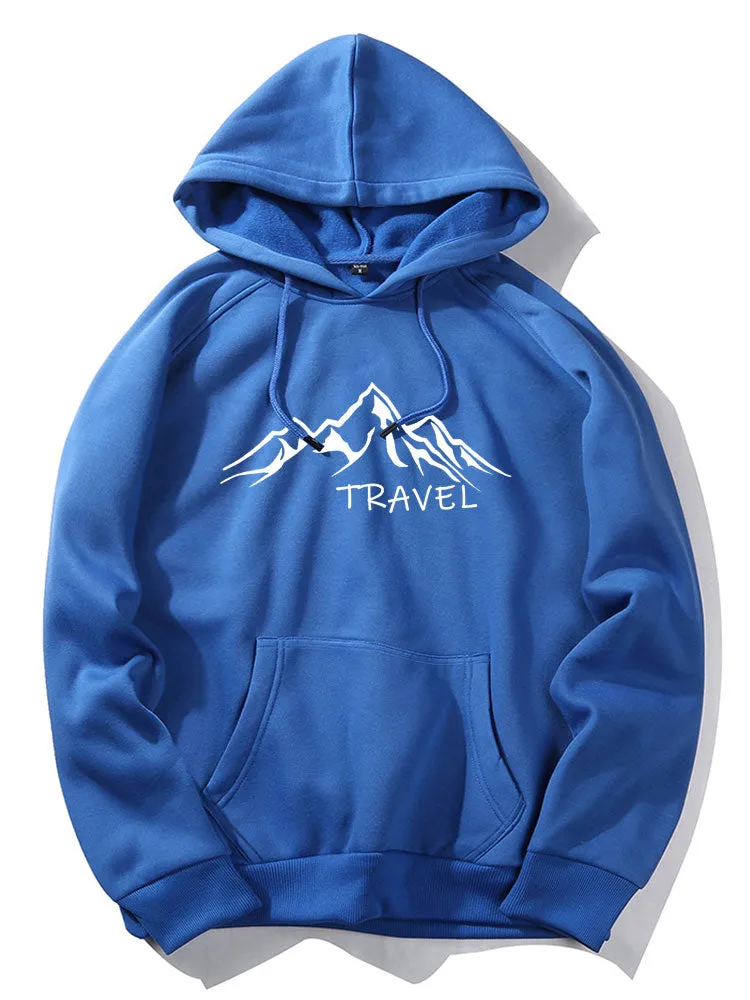 Travel&Mountain Graphic Hoodies