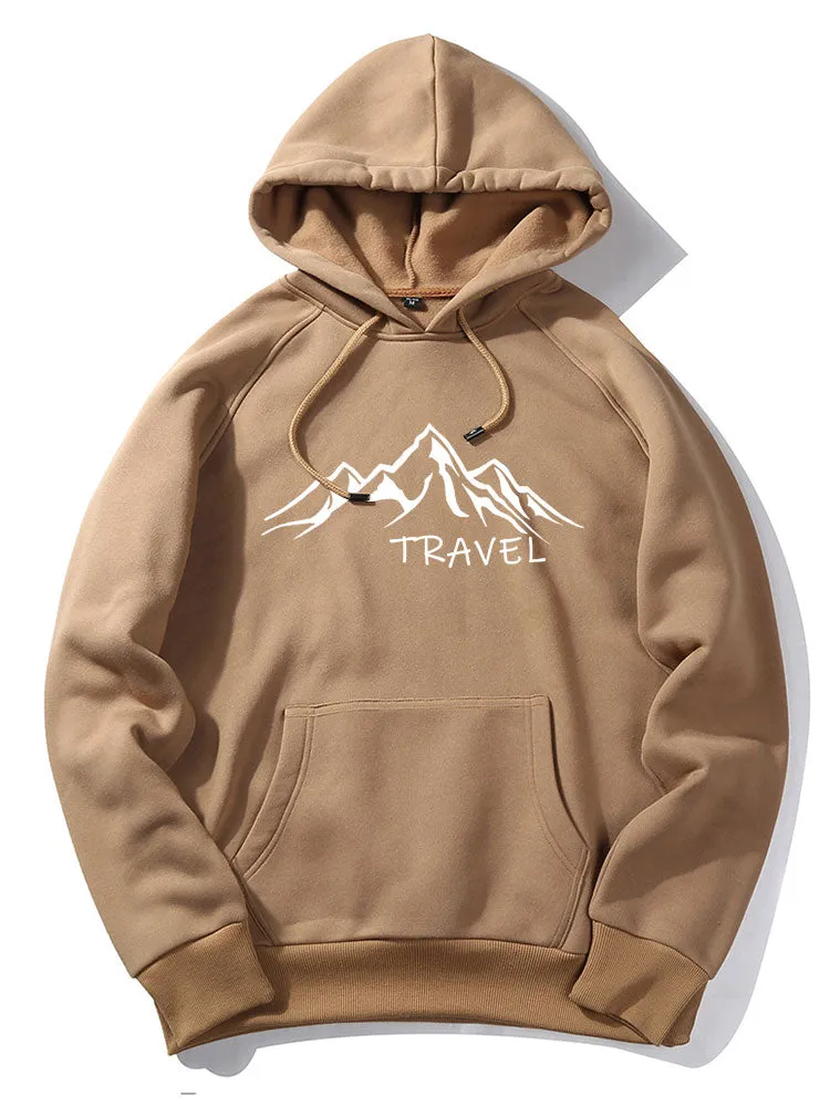 Travel&Mountain Graphic Hoodies