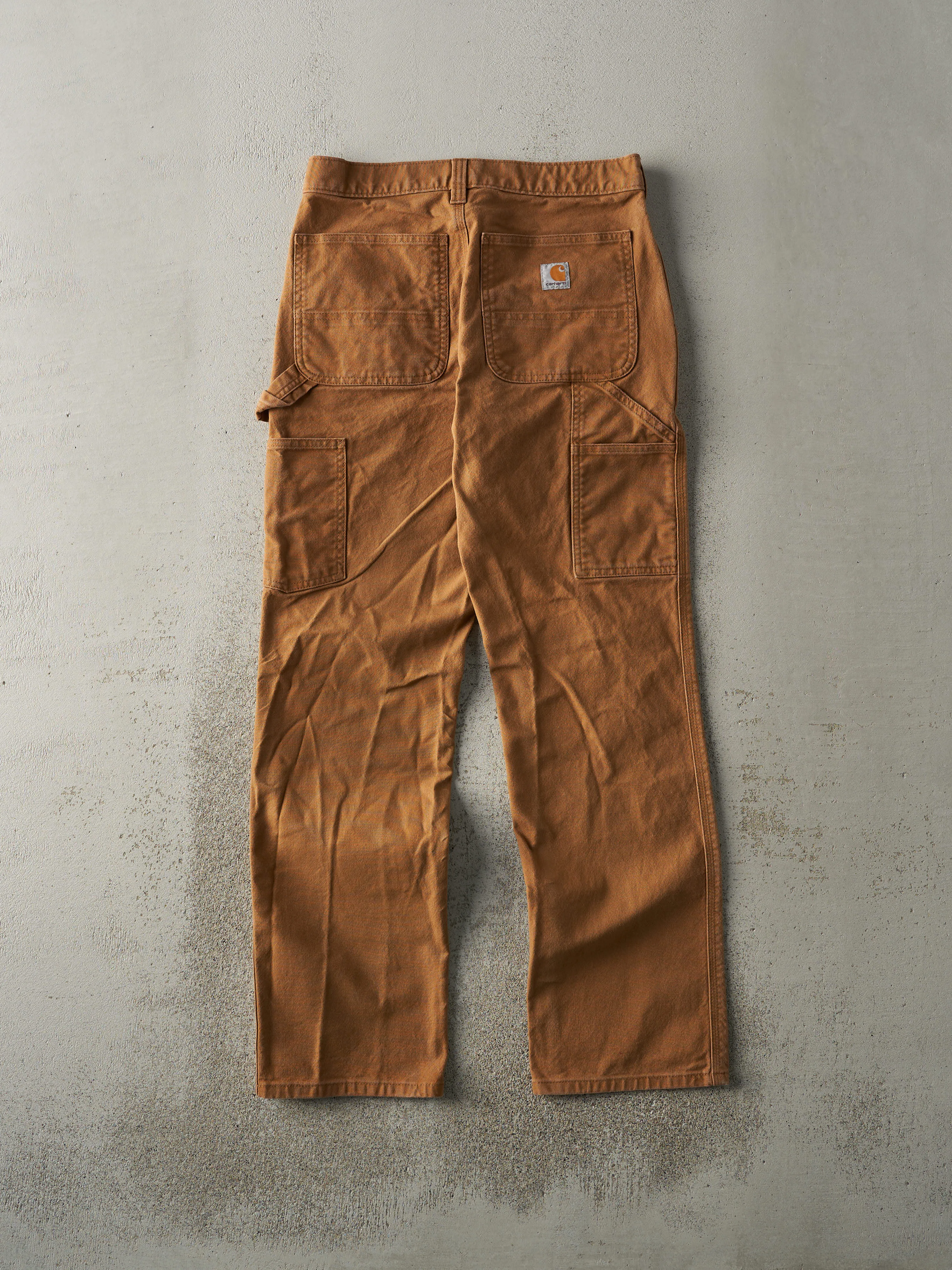 Vintage Y2K Camel Relaxed Fit Carhartt Carpenter Pants (30x31.5)