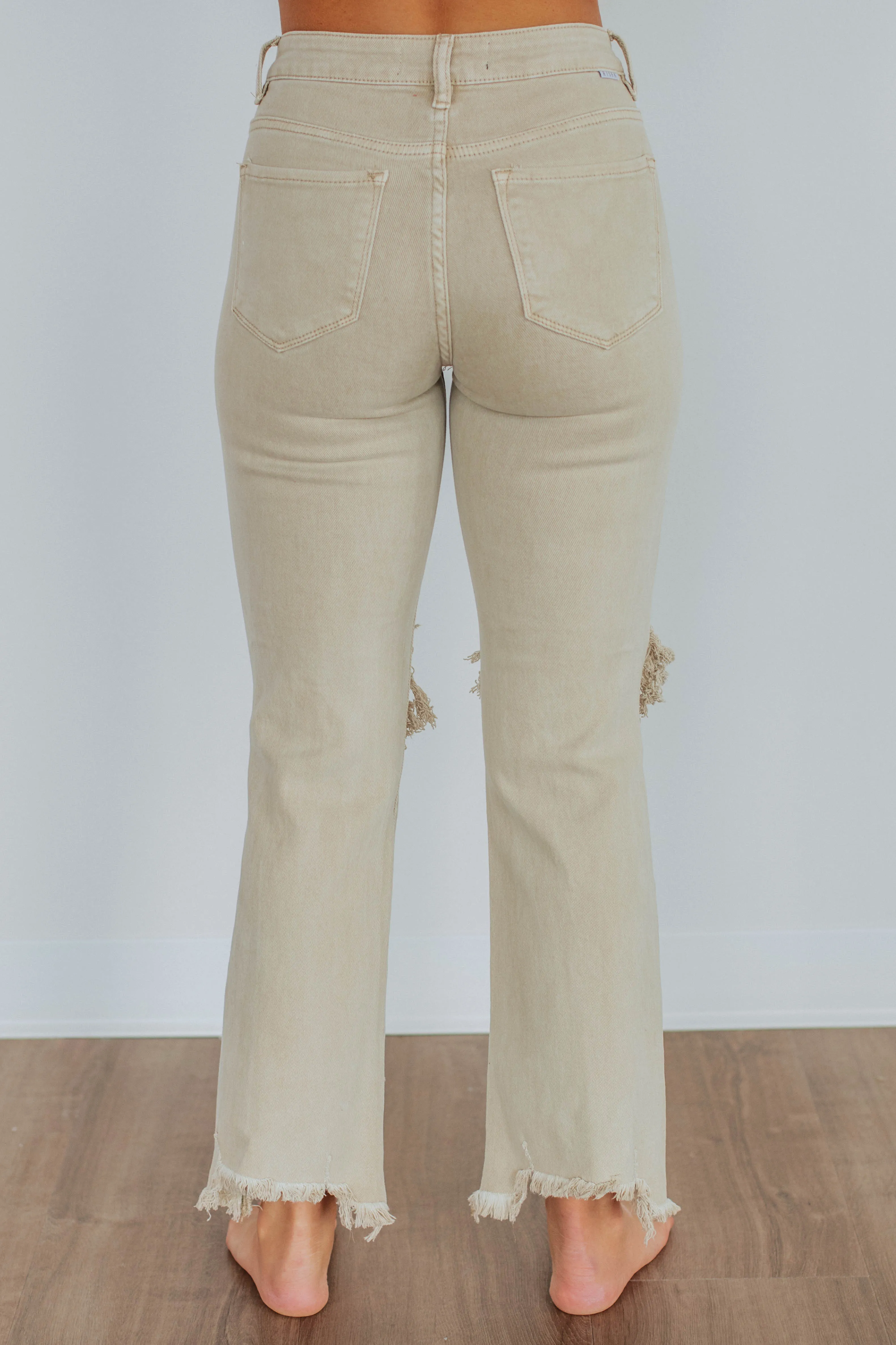 Willow Risen Jeans - Sand