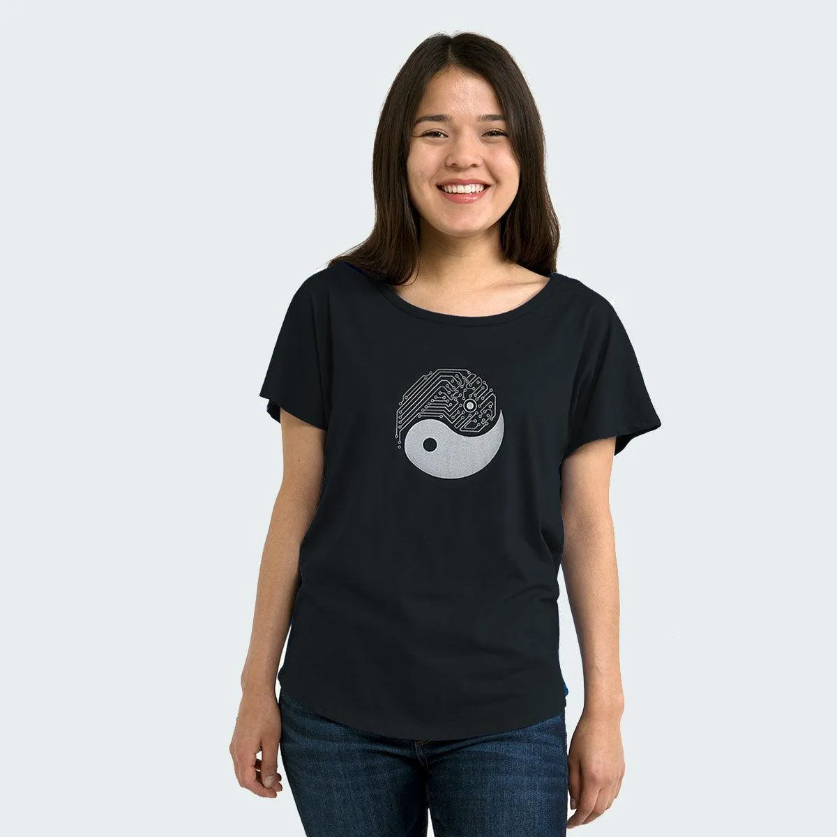 Yin Yang Tech Dolman Shirt